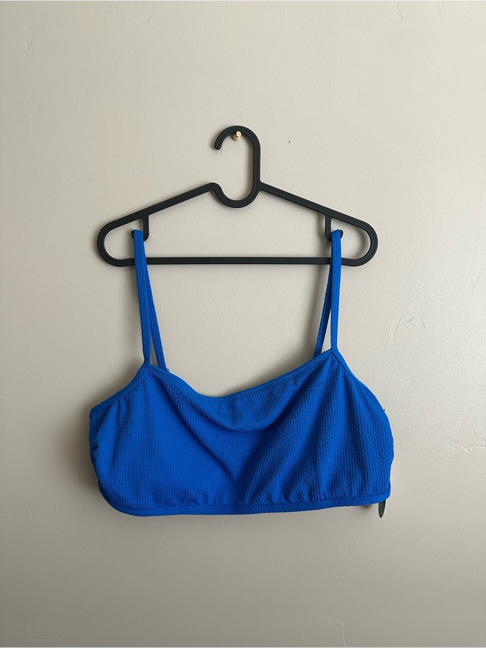 NWT Mynah Women's Blue Bikini Top SZ XL